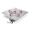 Square Flat Ignition Fire Pit Burner Kit Match Lit by HPC Fire