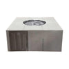 Square Unfinished LPT Fire Pit Enclosure with Burner by HPC Fire