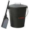 Olde World Iron Finish Ash Bin with Lid and Shovel - Starfire Direct