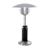 Portable Stainless Steel & Black Table Top Heater