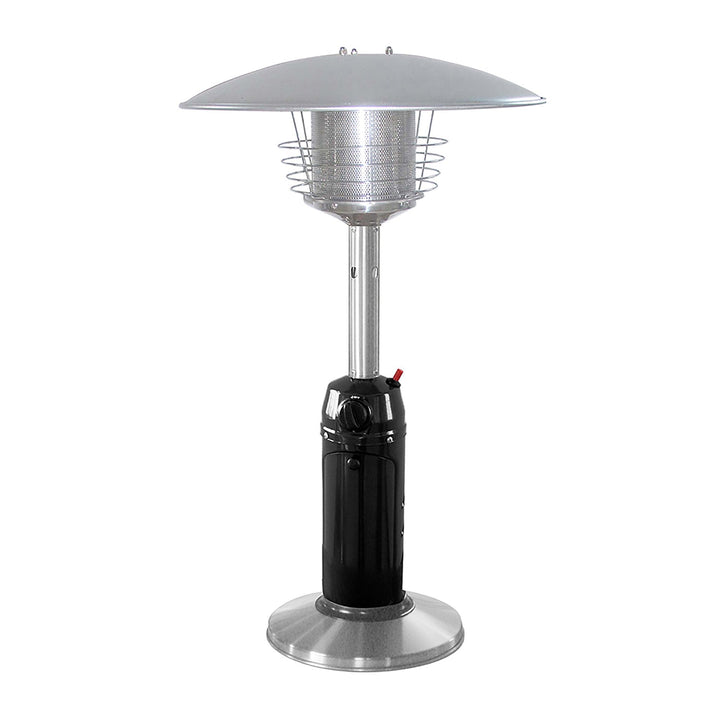 Portable Stainless Steel & Black Table Top Heater