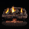 Vent-Free Gas Logs Charred Aged Split by Real Fyre