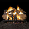 Vented Gas Logs Charred Split by Real Fyre