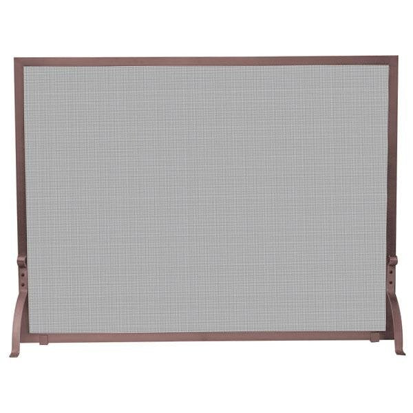 Single Panel Antique Copper Finish Screen - Starfire Direct