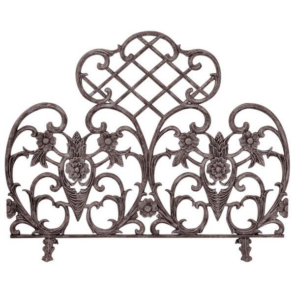 Single Panel Bronze Finish Cast Aluminum Screen - Starfire Direct