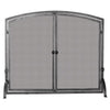 Single Panel Olde World Iron Screen with Doors - Medium - Starfire Direct