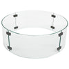 Starfire Designs 28" Round Fire Pit Glass Wind Guard - Starfire Direct