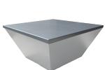 48" x 48" Square Stainless Steel Lid for Edge Fire Pits - Starfire Direct